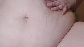 Belly Dangle and Glass Dildo