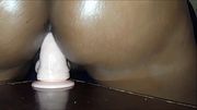 COMPILATION!!! BIG ASS EBONY TWERKING ON DICK/DILDO COMPILATION