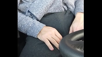 Peeing in the truck