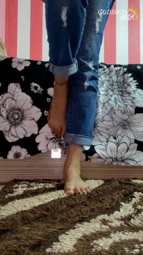 Foot Tease Before Work