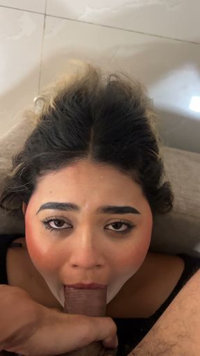 This is how you swallow a cock
