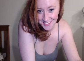 This ginger camgirl is amazing and her face, breasts are all as fine as can be