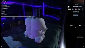 Plump Busty Twink Shows Off Juicy Curves in Horny Roblox Fantasy – 18+