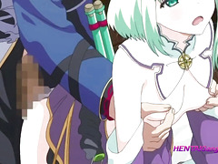 Tentacle Creatures Fuck and Creampie Magical Girls in a xxx-porn Dungeon Breeding Battle