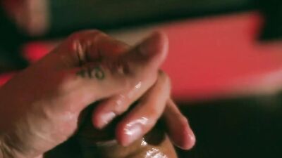 Big Uncut Cock Latino Camilo Brown Jerking Before Bed Cumshot In The Mirror