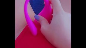 Lovense Lush POV: Gorgeous Girl's Pink Pussy Play
