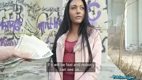 Public Agent - My Friend Fucks her Ravishing Tanned Body Outdoors in Public