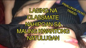 Pinay college student swallows loads of cum from friends and classmates