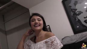 Adria Rae gets one up the cunt and two in the face!