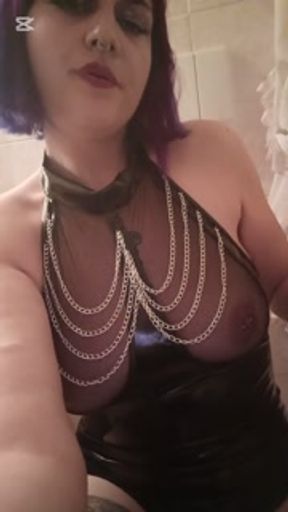 Who wanna be my human ashtray? Femdom mistress smoking and peeing, open your mouth widely for me