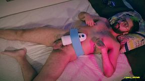 Big Dick Daddy Camilo Brown Hot Handsfree Cum Inside Automatic Toy