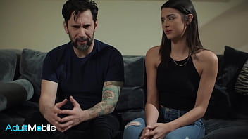ADULTMOBILE - Hot Brunette Tells Her Step-Uncle Her Boyfriend Won&rsquo_t Go Down On Her, So He Does It For Her