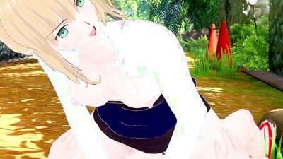 Watch this gorgeous blonde get her tight pussy pounded in various positions in this Adult Hentai game show