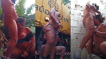 Uma foda gostosa ao ar livre
