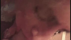 blowjob and self cum at my face 👅💦