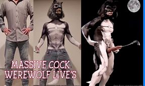 Skinny Twink Turns into a WEREWOLF and grows a Massive Cock and Shoots Big Cumshots  cosplay