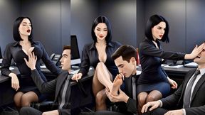 Secretary Slaps Her Boss HARD Office Domination Vol 2