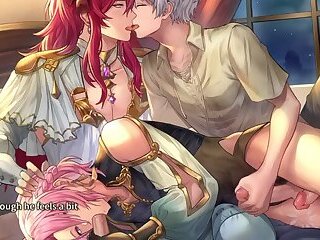 ❤️Hyasha❤️ and 🩷Sen🩷 trio Scene