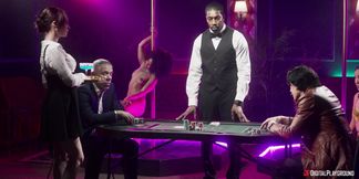 Interracial Lesbian Heat Bursts in a Wet, Squirt-Fueled Romp