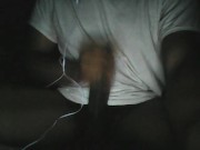 BBC Jacking Off While Webcam With Babe
