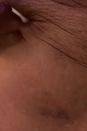 Debra Dandrea Plays and Worships Her Bellybutton Until She Orgasms