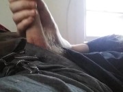 Stroking and displaying my cock
