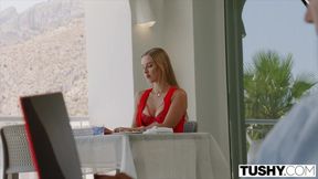 TUSHY - Anal obsessed beauty Jayla seduces hubbys employee