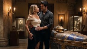 hot milf can t resist the urge to fuck in the museum - ai-generated content