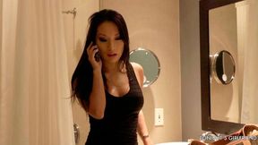 Asian sex doll with big boobs Asa Akira fucked by a long dick