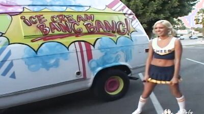Kacey Jordan Wraps Her Meaty Pussy Around The Icecream truck