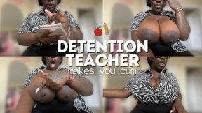 Detention Teacher Makes You Cum - Roleplay - Taboo - Teacherroleplay - Bigboobs - Bigareolas - Nippleplay - JOI - Jerkoffinstruction - Ebonygoddess - Goddessworship - Gumchewing - Longnails - BBW - BBWebony - ASMR - Braces