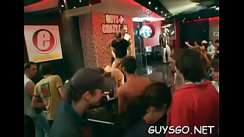 Crazy gay carouse with horny dudes sharing wang and ass