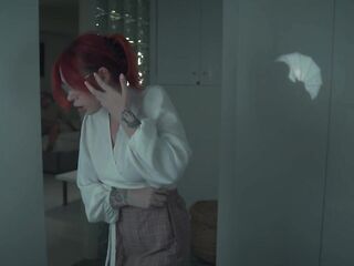 Step Mommy Shares Daybed with Step Son in Hotel – Creampie Shock!