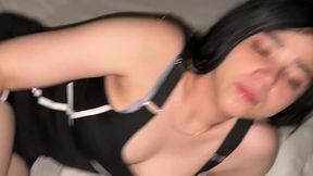 picking up cute girl. we went to eat and then he ended up paying for everything with a good fuck