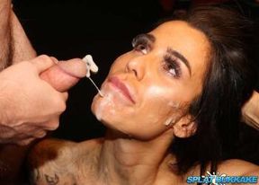 Bukkake facials for Alice Judge and Miss Delights