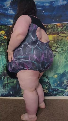 SSBBW Fat Goddess Swimwear Try on