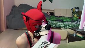 Demon Pup Twink's Hole Destroyed by Master's Toys Feet Dom Cum Gush