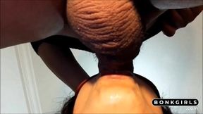 French Brunette Amateur Blowjob and Cum in Mouth Compilation