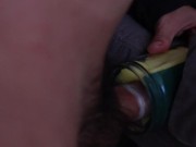 testing homemade toy