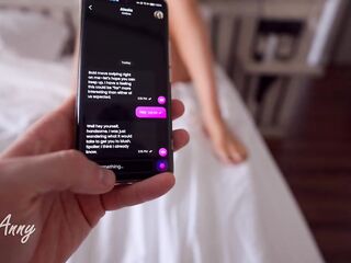 Why are u looking at your phone? Fuck this jo-bag, I crave a creampie!