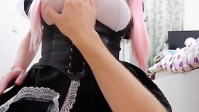 Maid Polishing My Meat Stick