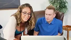 Layla Young And Layla London - Young Hoe Blows Stepdads Big Cock