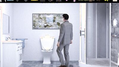 A horny MILF is fucked in this kinky adult 3D sex game