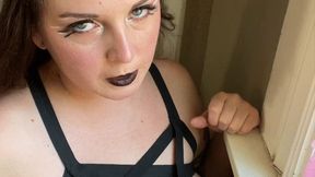 Goth Girl Cock Worship