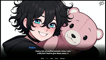 My Femboy Roomate [ GAY Hentai Game ] Ep.3 BLOWJOB wetdream about my COSPLAY ROOMIE !