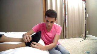 Masturbation, 69, Masturbieren, Behaart, Mann – Fetischfilm des jungen Teenagers Conner Bradley, der anal gefickt wird