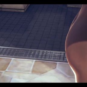 Hentai Uncensored 3D - Marina Handjob and Anal with Creampie - Japanese Asian Manga Anime Film Game Porn
