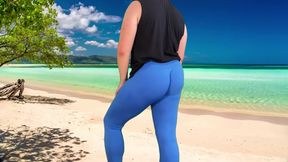 Big Ass Public Beach Workout