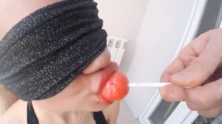 He said: “I have a tasty surprise for u”. SLOBBERY BLOWJOB (part 1)