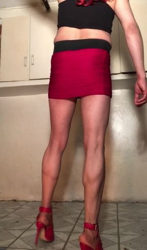 Danny Red mini dress. 04